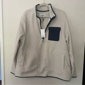 Goodfellow & Co Men's Polar Fleece High Neck 1/2 Zip Sweatshirt